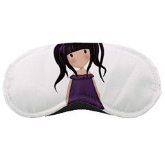 Dolly Girl In Purple Sleeping Masks by Valentinaart