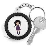 Dolly girl in purple Measuring Tape Front