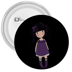 Dolly Girl In Purple 3  Buttons by Valentinaart