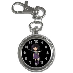 Dolly Girl In Purple Key Chain Watches by Valentinaart