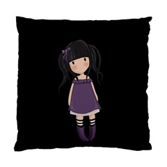 Dolly Girl In Purple Standard Cushion Case (two Sides)