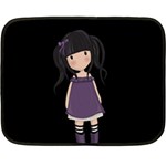 Dolly girl in purple Double Sided Fleece Blanket (Mini)  35 x27  Blanket Front