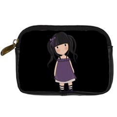 Dolly Girl In Purple Digital Camera Cases by Valentinaart