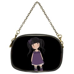 Dolly Girl In Purple Chain Purses (one Side)  by Valentinaart