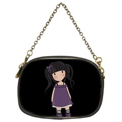 Dolly Girl In Purple Chain Purses (two Sides)  by Valentinaart