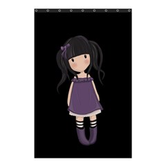 Dolly Girl In Purple Shower Curtain 48  X 72  (small) 