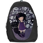 Dolly girl in purple Backpack Bag Front