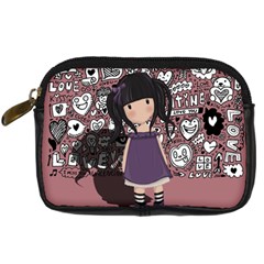 Dolly Girl In Purple Digital Camera Cases by Valentinaart