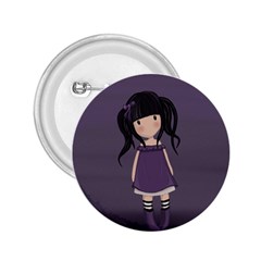 Dolly Girl In Purple 2 25  Buttons by Valentinaart