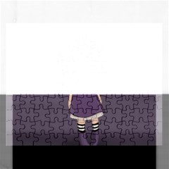 Dolly Girl In Purple Rectangular Jigsaw Puzzl by Valentinaart