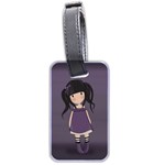 Dolly girl in purple Luggage Tags (Two Sides) Front