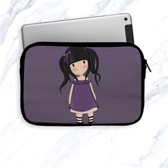 Dolly Girl In Purple Apple Ipad Mini Zipper Cases by Valentinaart