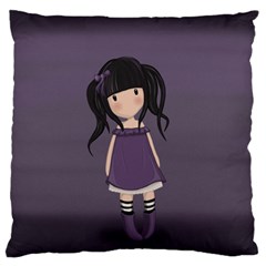 Dolly Girl In Purple Standard Flano Cushion Case (two Sides) by Valentinaart