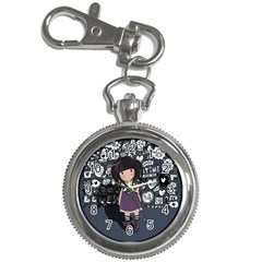 Dolly girl in purple Key Chain Watches