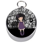 Dolly girl in purple Silver Compasses Front