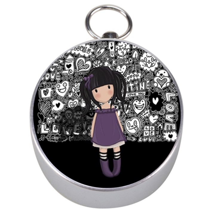 Dolly girl in purple Silver Compasses