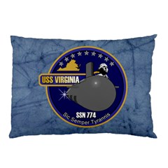 Uss Virginia ( Ssn 774 ) Crest Pillow Case by Bigfootshirtshop