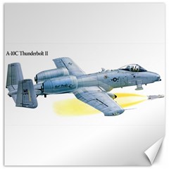 A 10c Thunderbolt Usaf Canvas 12  X 12   by Bigfootshirtshop