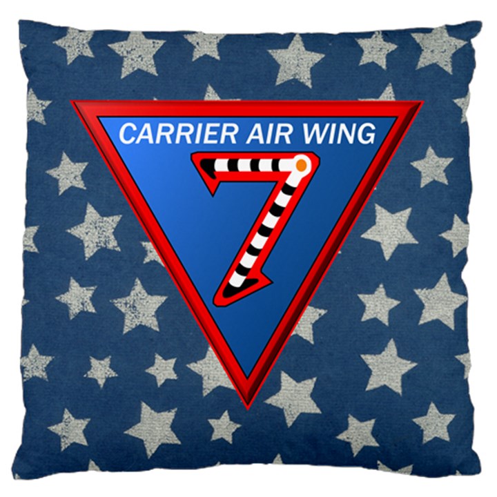 Carrier Air Wing Seven  Standard Flano Cushion Case (Two Sides)