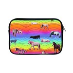 Horses in Rainbow Apple iPad Mini Zipper Cases Front