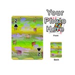 Cows and Clouds in the Green Fields Playing Cards 54 (Mini)  Front - Spade2