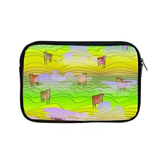 Cows and Clouds in the Green Fields Apple iPad Mini Zipper Cases