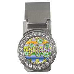 Amoeba Flowers Money Clips (cz)  by CosmicEsoteric