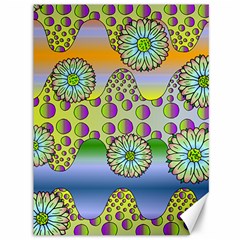 Amoeba Flowers Canvas 36  X 48   by CosmicEsoteric