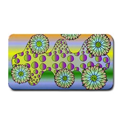 Amoeba Flowers Medium Bar Mats by CosmicEsoteric