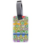 Amoeba Flowers Luggage Tags (Two Sides) Back