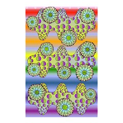 Amoeba Flowers Shower Curtain 48  X 72  (small)  by CosmicEsoteric