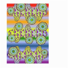 Amoeba Flowers Large Garden Flag (two Sides) by CosmicEsoteric