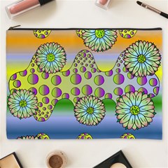 Amoeba Flowers Cosmetic Bag (xxxl)  by CosmicEsoteric