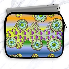 Amoeba Flowers Apple Ipad 2/3/4 Zipper Cases by CosmicEsoteric