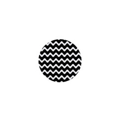 Wave Pattern Wavy Halftone 1  Mini Buttons by Celenk