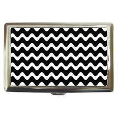 Wave Pattern Wavy Halftone Cigarette Money Cases by Celenk