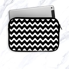 Wave Pattern Wavy Halftone Apple Ipad Mini Zipper Cases by Celenk