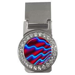 Wave Pattern Background Curve Money Clips (cz) 