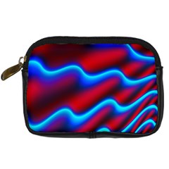 Wave Pattern Background Curve Digital Camera Cases