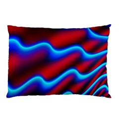 Wave Pattern Background Curve Pillow Case (two Sides) by Celenk