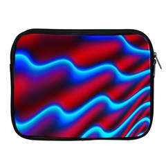 Wave Pattern Background Curve Apple Ipad 2/3/4 Zipper Cases by Celenk