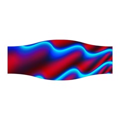 Wave Pattern Background Curve Stretchable Headband by Celenk