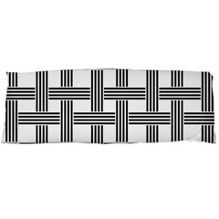 Seamless Stripe Pattern Lines Body Pillow Case (dakimakura) by Celenk