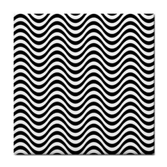 Wave Pattern Wavy Water Seamless Tile Coasters