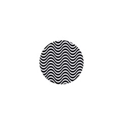 Wave Pattern Wavy Water Seamless 1  Mini Magnets