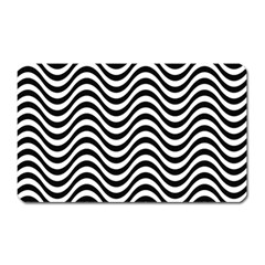 Wave Pattern Wavy Water Seamless Magnet (Rectangular)