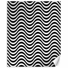 Wave Pattern Wavy Water Seamless Canvas 16  x 20  