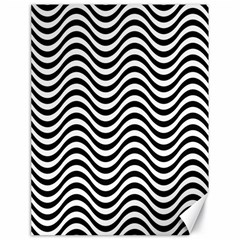 Wave Pattern Wavy Water Seamless Canvas 18  X 24   by Celenk