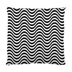 Wave Pattern Wavy Water Seamless Standard Cushion Case (two Sides) by Celenk