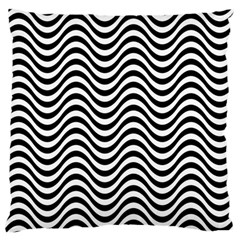 Wave Pattern Wavy Water Seamless Standard Flano Cushion Case (One Side)